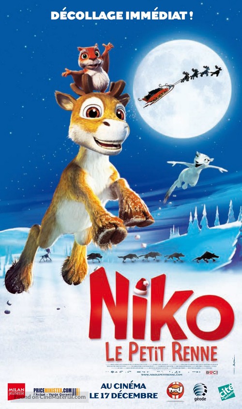 Niko - Lent&auml;j&auml;n poika - French Movie Poster