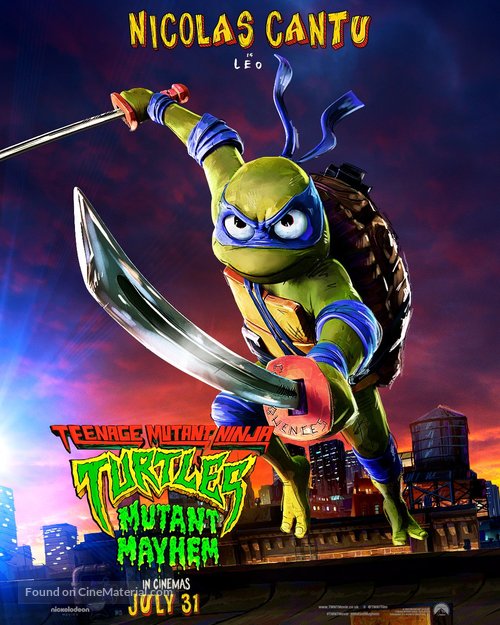 Teenage Mutant Ninja Turtles: Mutant Mayhem - British Movie Poster