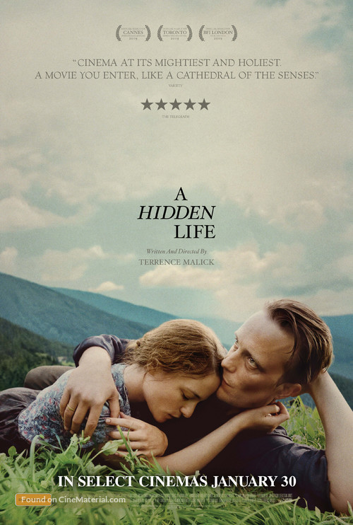 A Hidden Life - Australian Movie Poster