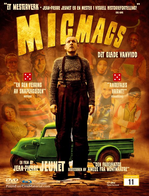 Micmacs &agrave; tire-larigot - Norwegian Blu-Ray movie cover