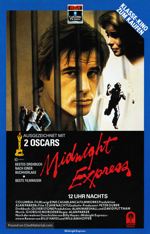 Midnight Express - German Movie Cover