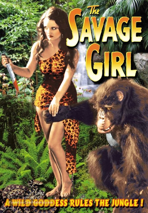 The Savage Girl - DVD movie cover