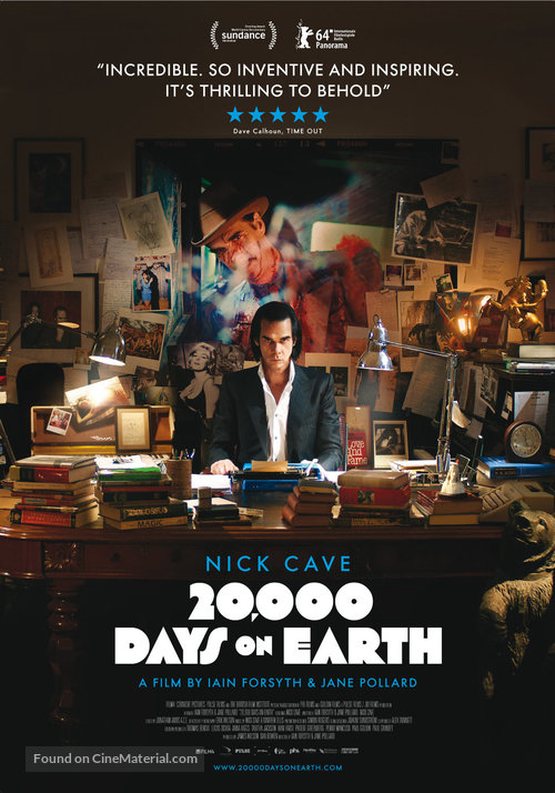 20,000 Days on Earth - Swiss Movie Poster