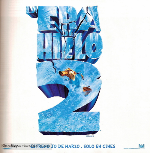 Ice Age: The Meltdown - Argentinian Movie Poster