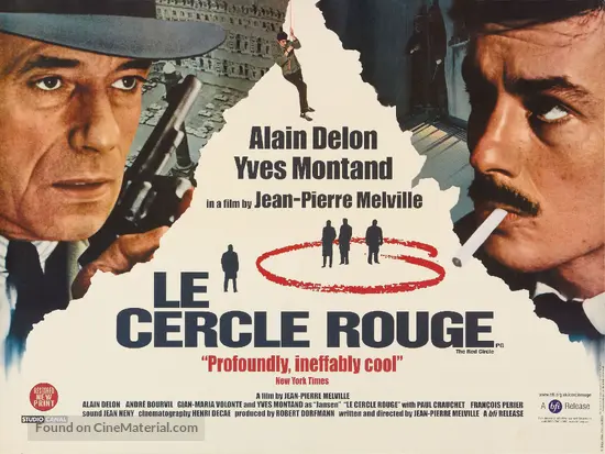 Le cercle rouge - British Movie Poster