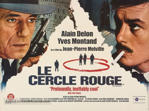 Le cercle rouge - British Re-release movie poster