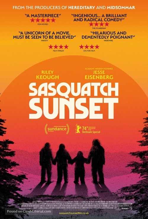 Sasquatch Sunset - British Movie Poster