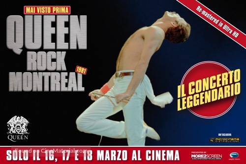 Queen Rock Montreal &amp; Live Aid - Italian Movie Poster