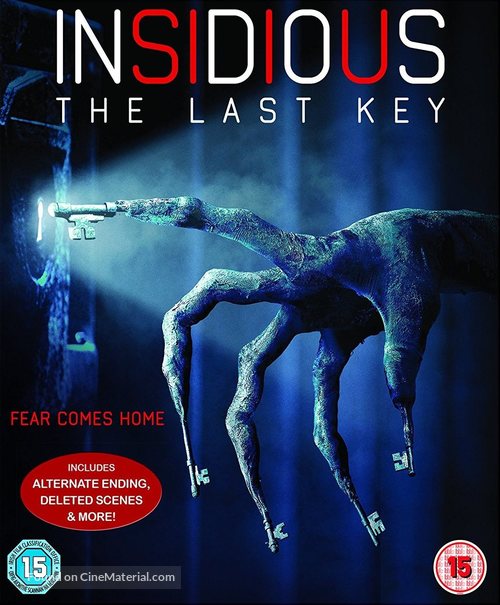 Insidious: The Last Key - British Blu-Ray movie cover