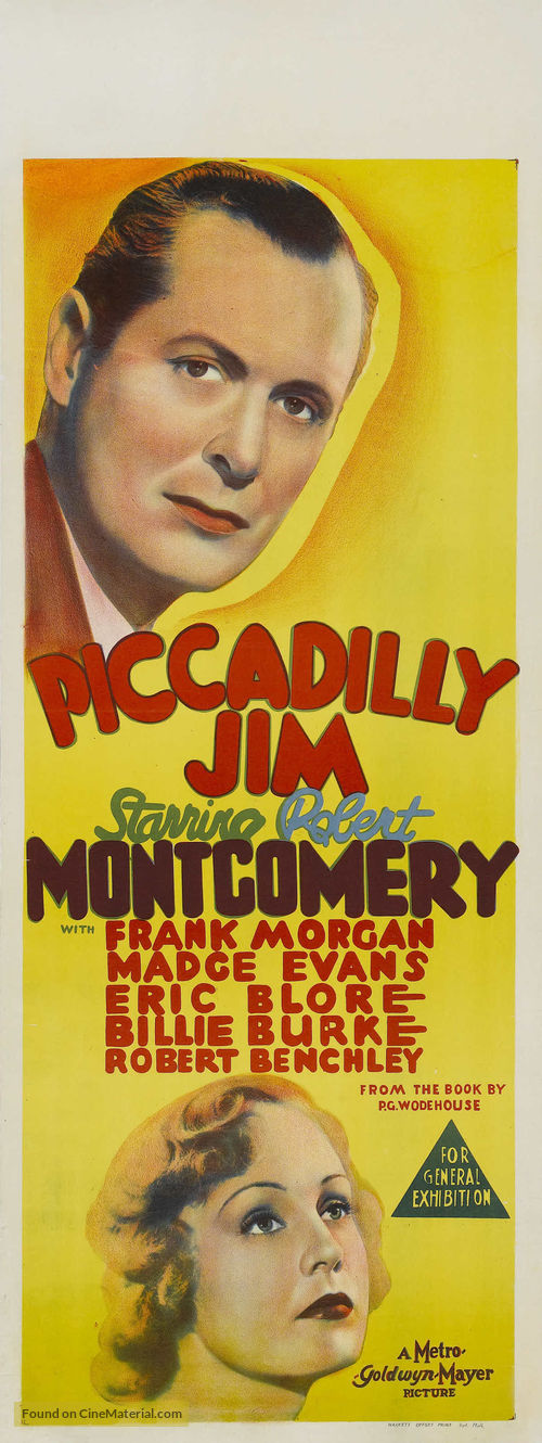 Piccadilly Jim - Australian Movie Poster
