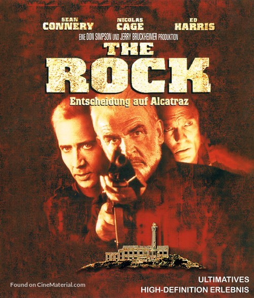 The Rock - German Blu-Ray movie cover