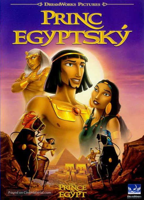The Prince of Egypt - Slovak DVD movie cover
