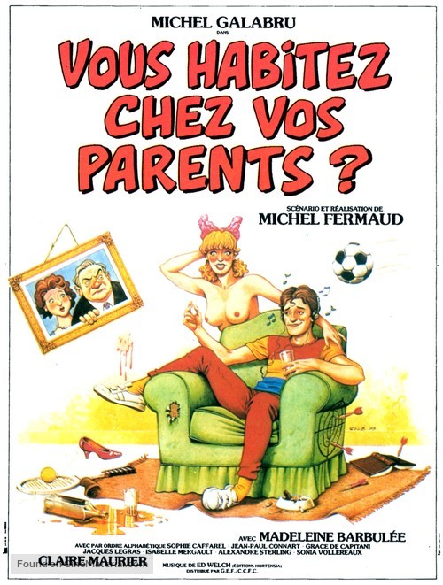 Vous habitez chez vos parents? - French Movie Poster