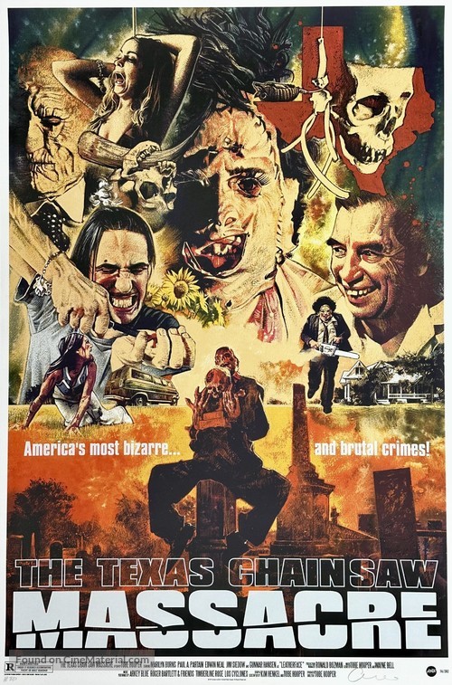 The Texas Chain Saw Massacre - British poster