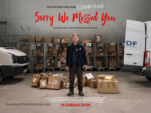 Sorry We Missed You - British Movie Poster