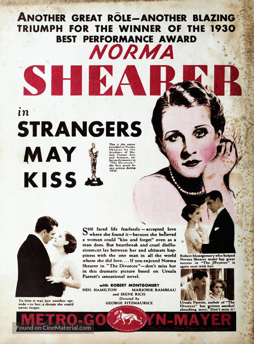 Strangers May Kiss - poster