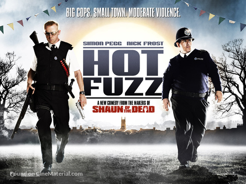 Hot Fuzz - British Movie Poster