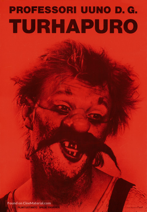 Professori Uuno D.G. Turhapuro - Finnish Movie Poster