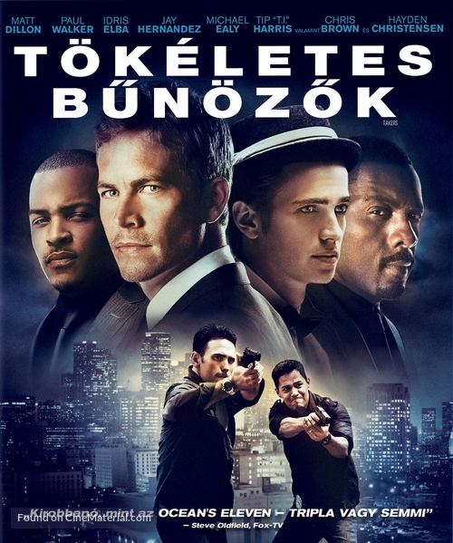 Takers - Hungarian Blu-Ray movie cover