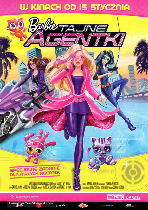 Barbie: Spy Squad - Polish Movie Poster