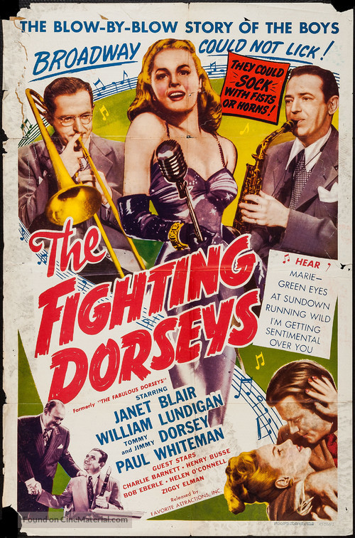 The Fabulous Dorseys - Movie Poster