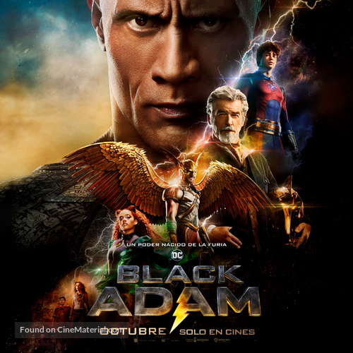 Black Adam - Colombian Movie Poster