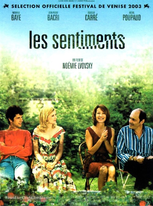 Les sentiments - French Movie Poster