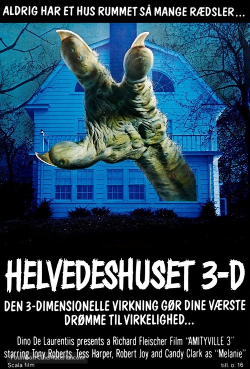 Amityville 3-D - Danish Movie Poster