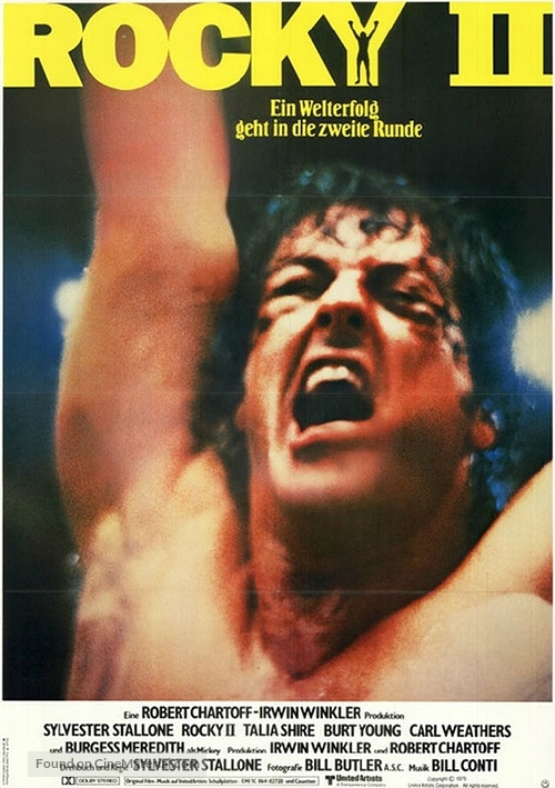 Rocky II - German Movie Poster