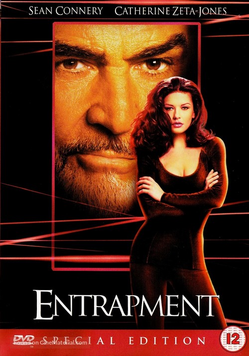 Entrapment - British DVD movie cover