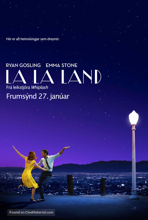 La La Land - Icelandic Movie Poster