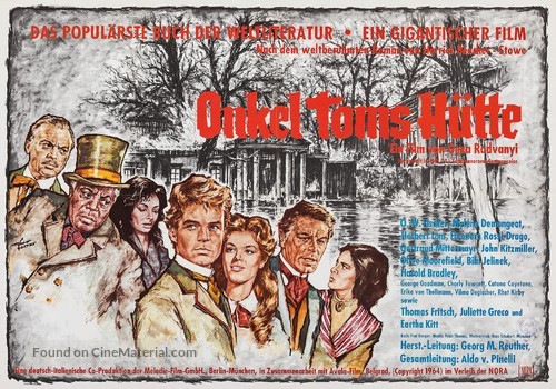 Onkel Toms H&uuml;tte - German Movie Poster