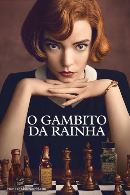 &quot;The Queen&#039;s Gambit&quot; - Brazilian Video on demand movie cover