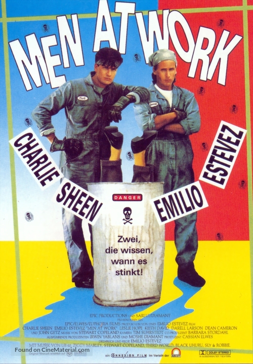 Men At Work - German Movie Poster