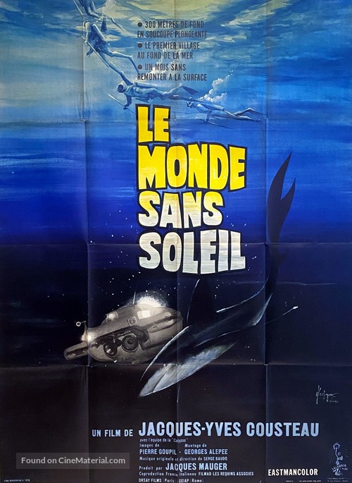 Le monde sans soleil - French Movie Poster