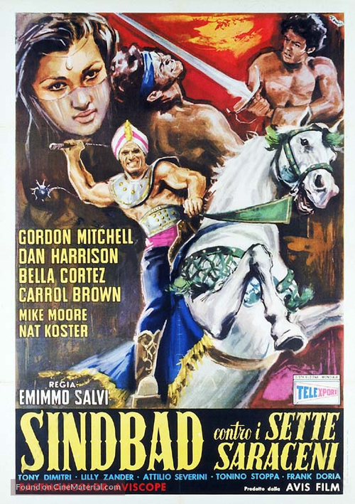 Simbad contro i sette saraceni - Italian Movie Poster
