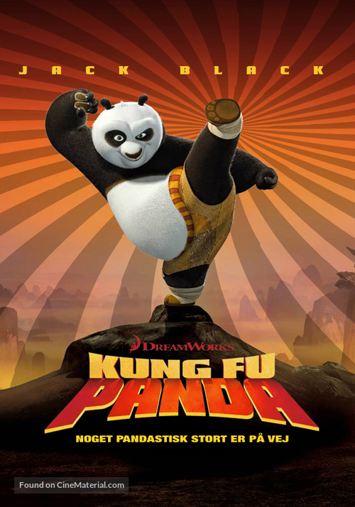 Kung Fu Panda - Danish Movie Poster