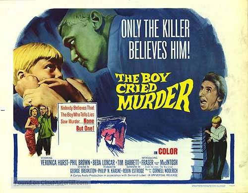 The Boy Cried Murder - Movie Poster
