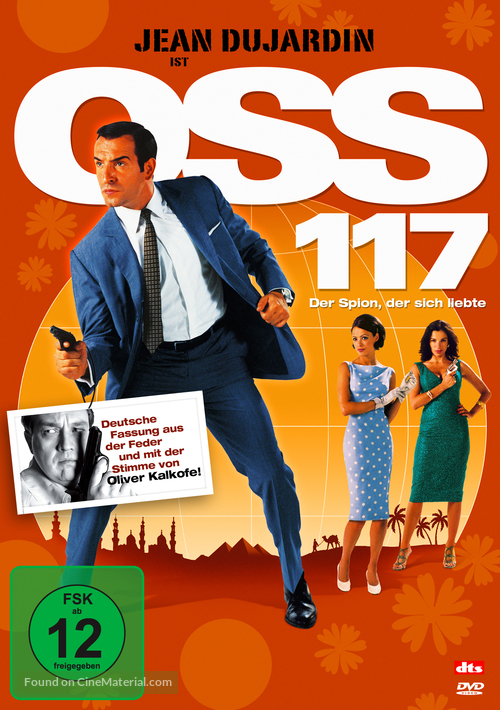 OSS 117: Le Caire nid d&#039;espions - German DVD movie cover