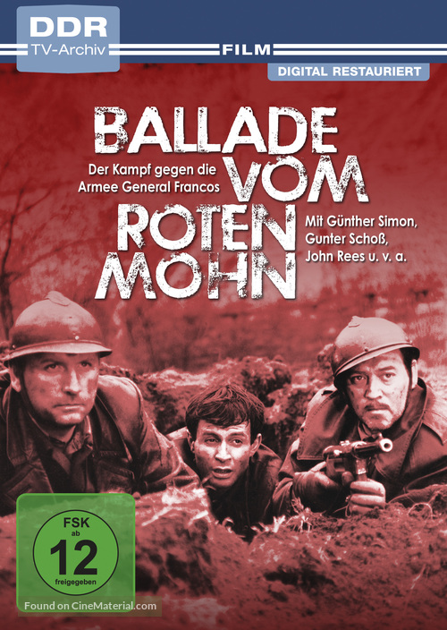 Ballade vom roten Mohn - German DVD movie cover