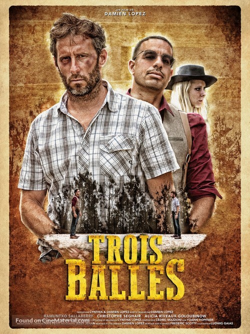 Trois Balles - French Movie Poster