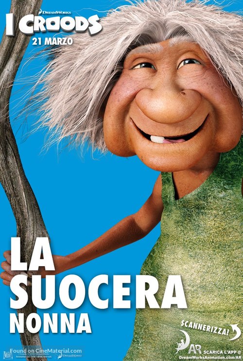 The Croods - Italian Movie Poster