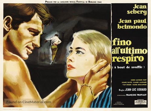 &Agrave; bout de souffle - Italian Movie Poster