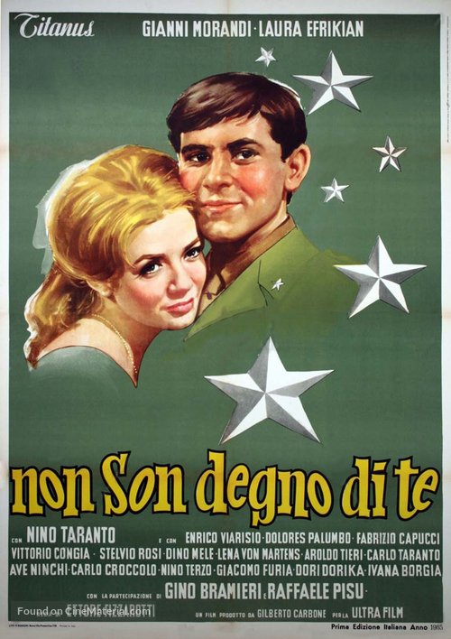 Non son degno di te - Italian Movie Poster