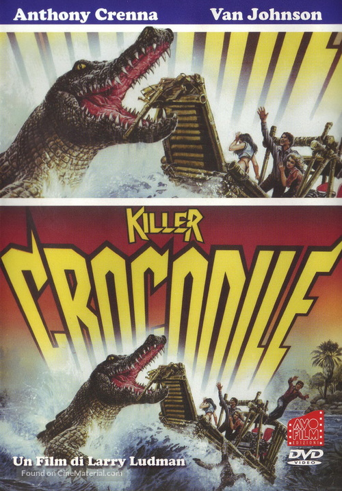 Killer Crocodile - Italian DVD movie cover