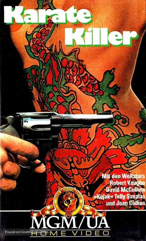 The Karate Killers - German VHS movie cover