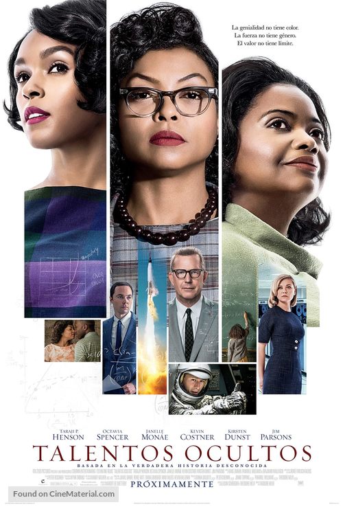 Hidden Figures - Mexican Movie Poster