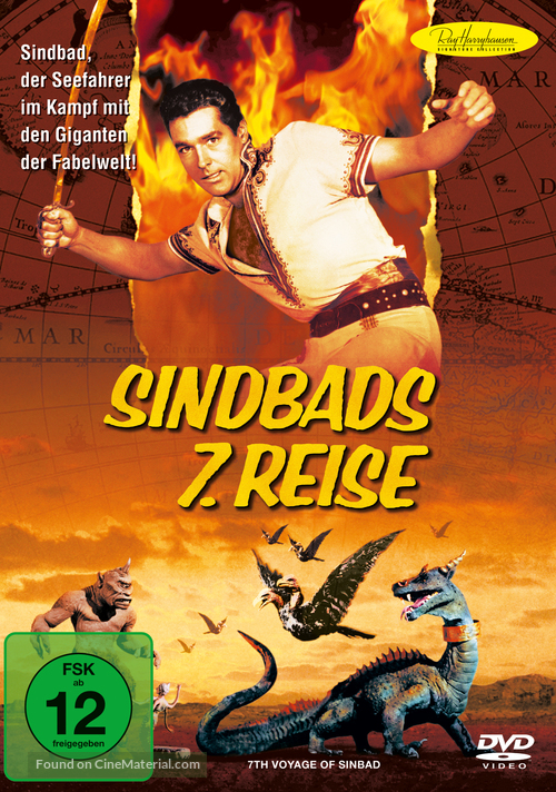 The 7th Voyage of Sinbad - German Movie Cover