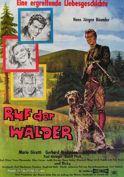 Ruf der W&auml;lder - German Movie Poster