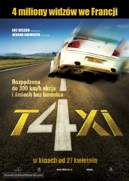 Taxi 4 - Polish poster